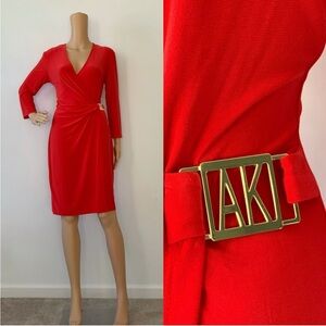 Red Wrap Dress